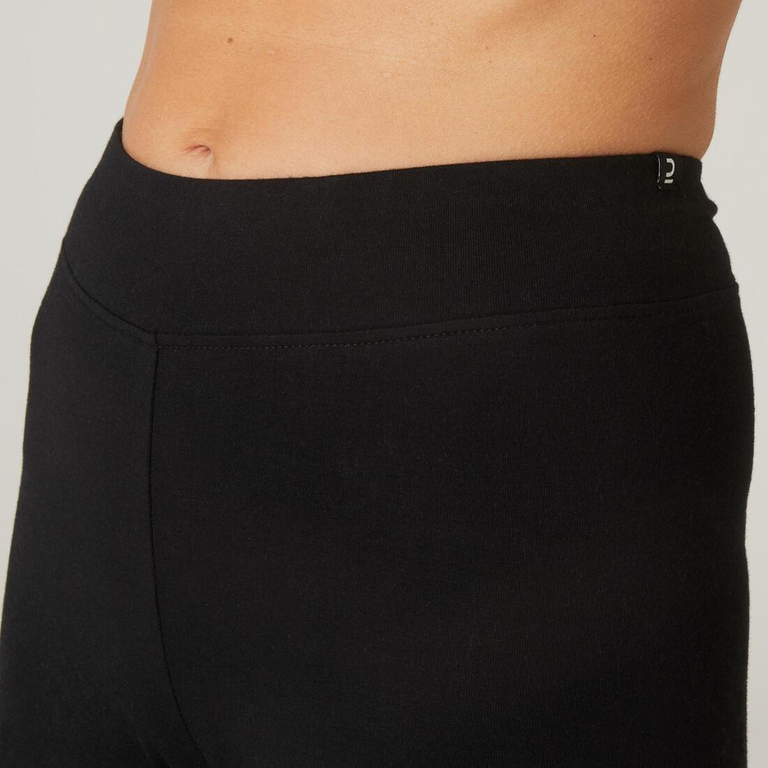 W35 L31  Fitness Cotton Leggings Fit+, Black, , large image number 9