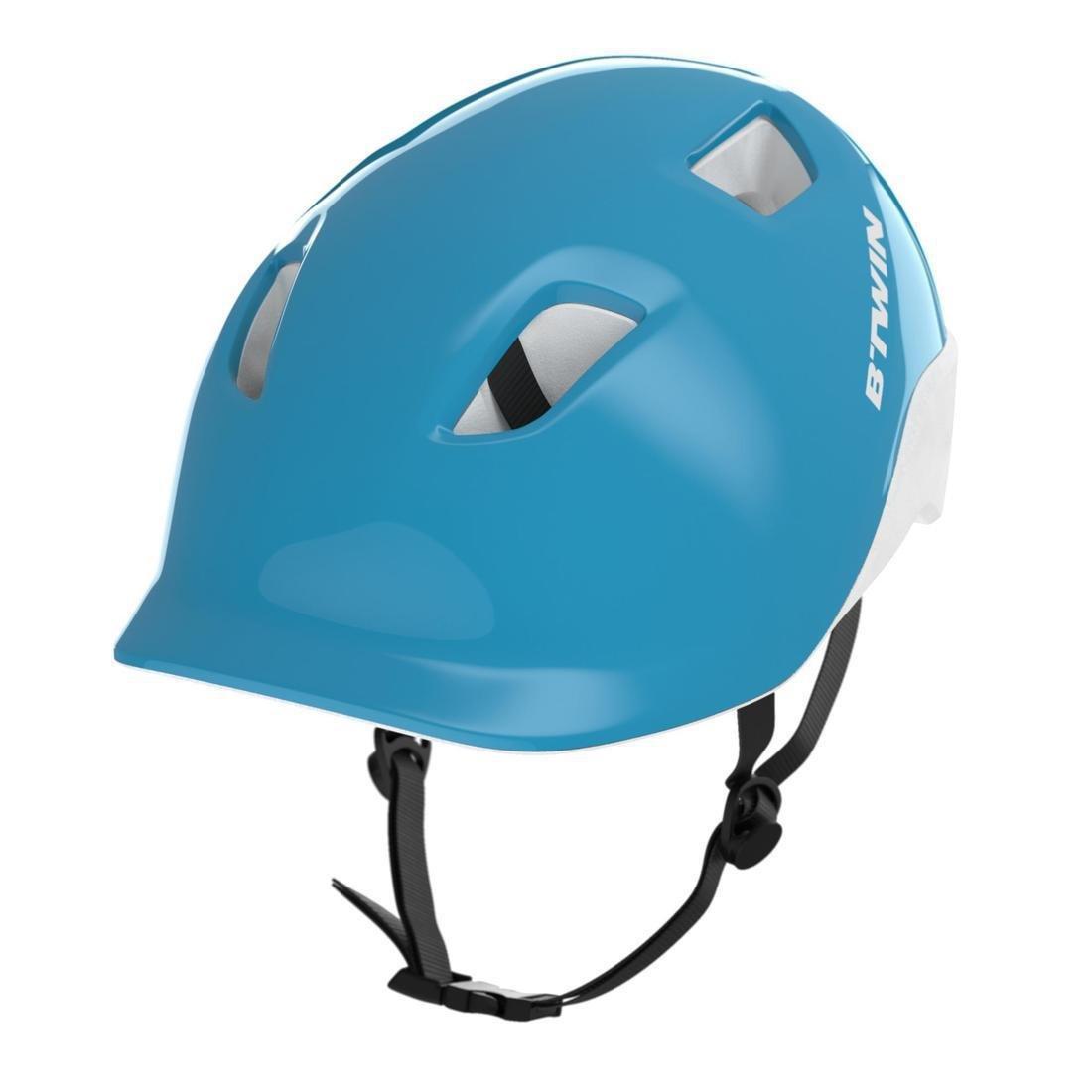 S/53-56cm  100 Kids' Cycling Helmet - Blue, , large image number 1