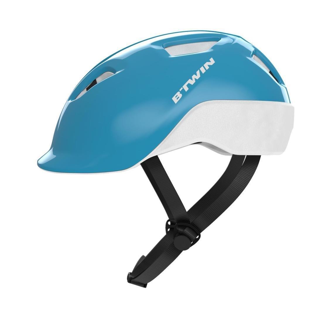 S/53-56cm  100 Kids' Cycling Helmet - Blue, , large image number 2