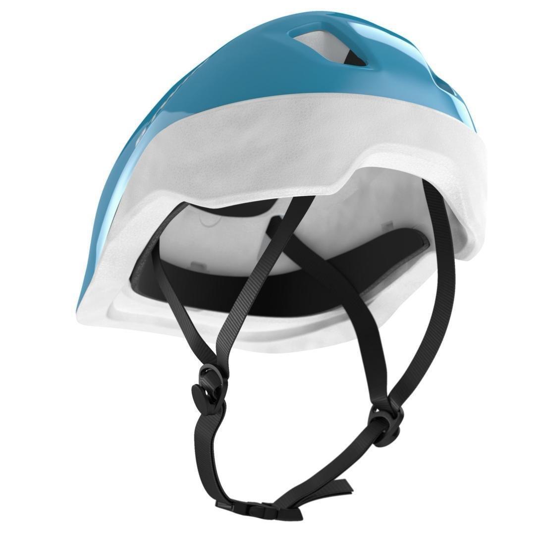 S/53-56cm  100 Kids' Cycling Helmet - Blue, , large image number 3