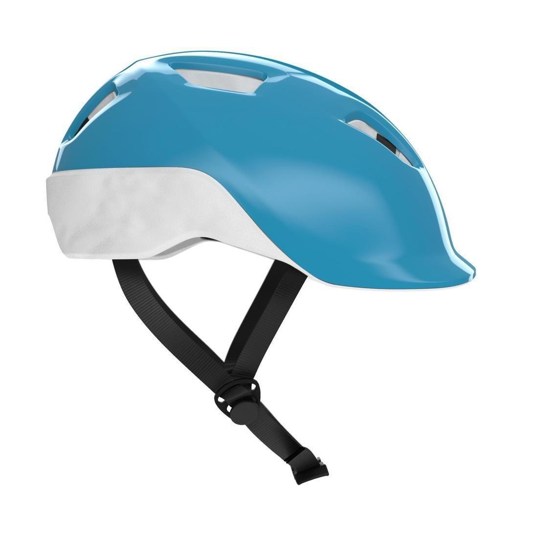 S/53-56cm  100 Kids' Cycling Helmet - Blue, , large image number 4