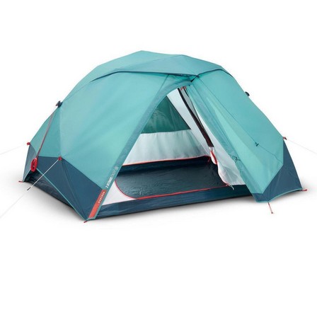 QUECHUA - Camping Tent 2 Seconds Easy - 2 People, Grey Blue