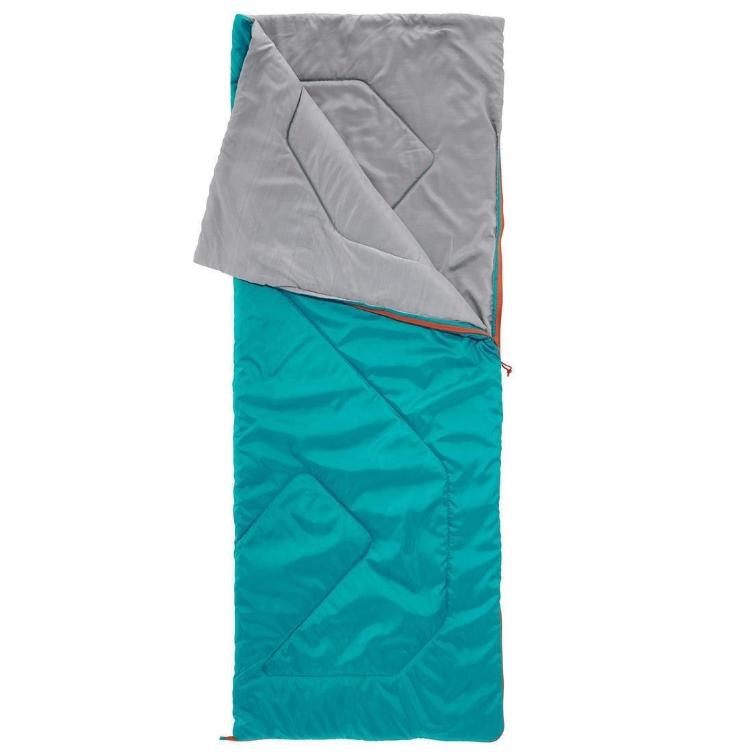 Camping Sleeping Bag Arpenaz, Jungle Green, , large image number 1