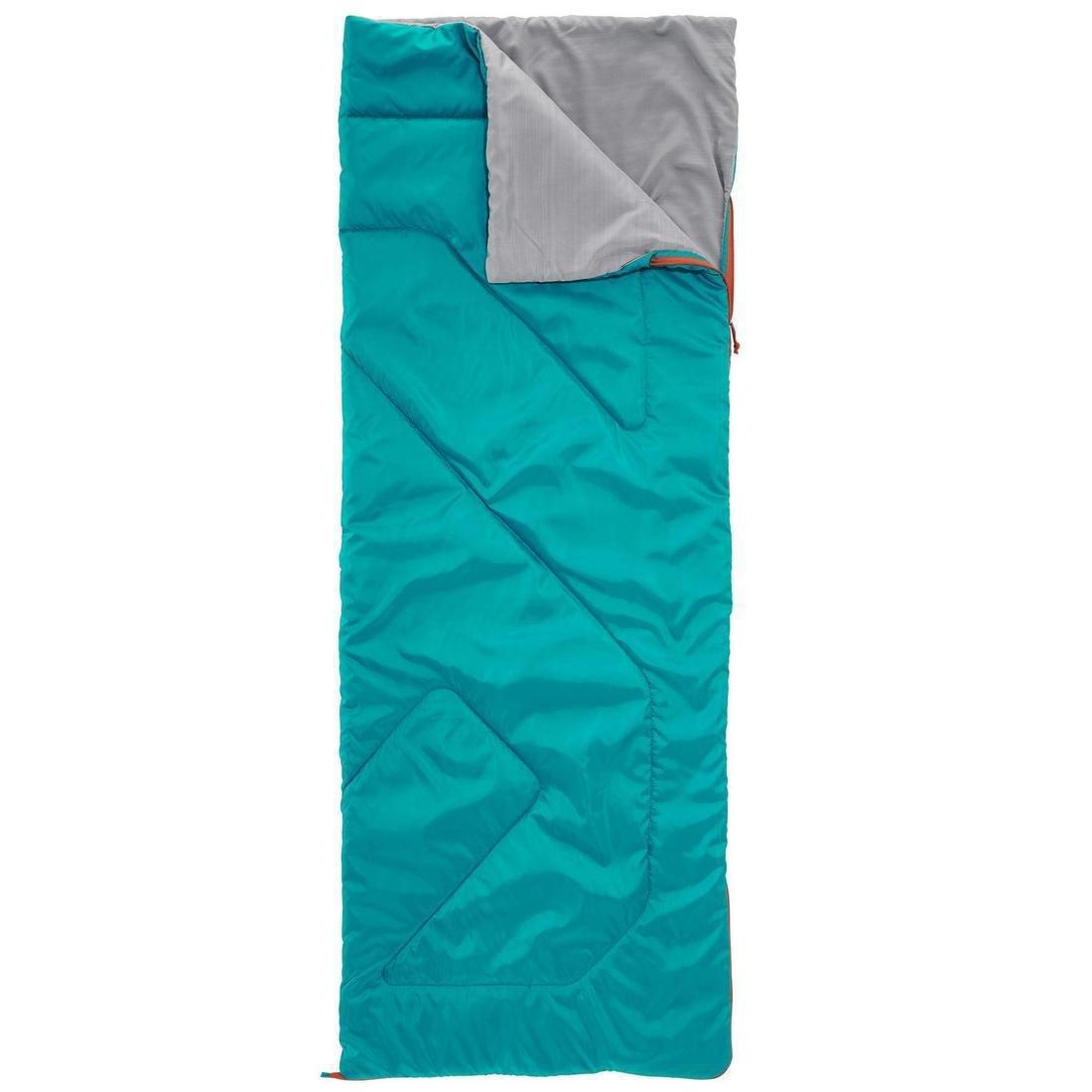 Camping Sleeping Bag Arpenaz, Jungle Green, , large image number 14