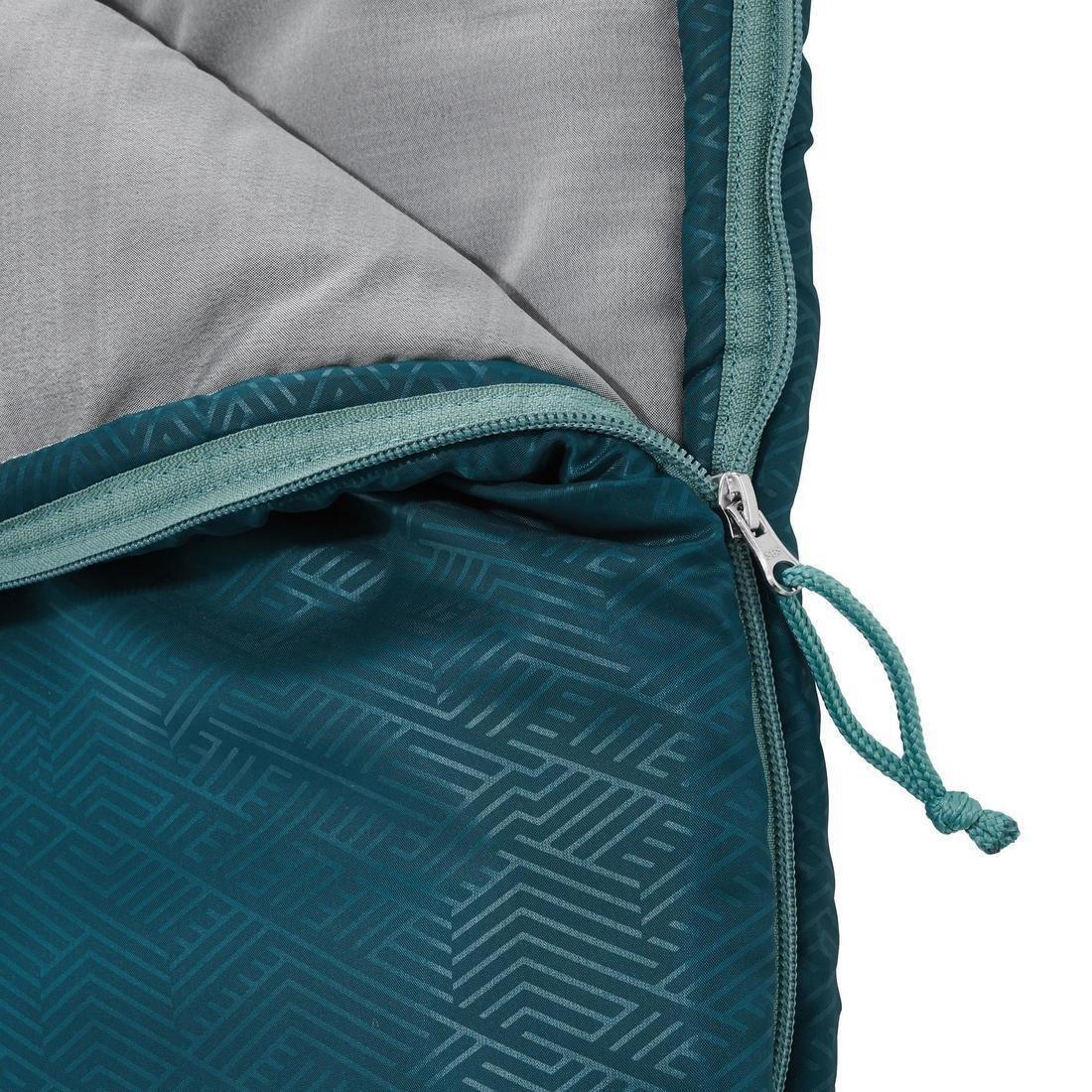 Camping Sleeping Bag, Dark Petrol Blue, , large image number 3