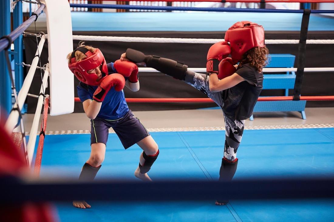XS/S  Beginner Kickboxing/Muay Thai Shin-Foot Guard 100, , large image number 10