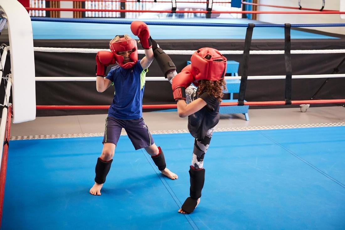 XS/S  Beginner Kickboxing/Muay Thai Shin-Foot Guard 100, , large image number 12