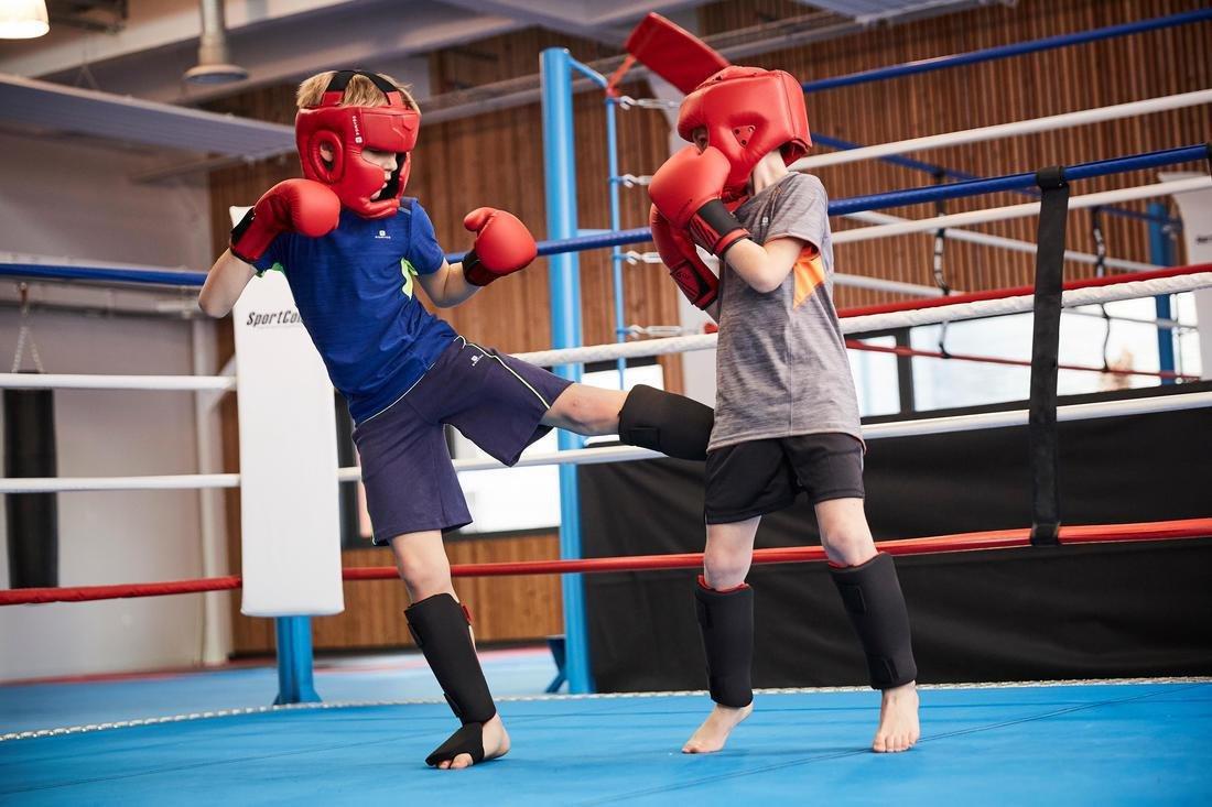 XS/S  Beginner Kickboxing/Muay Thai Shin-Foot Guard 100, , large image number 14