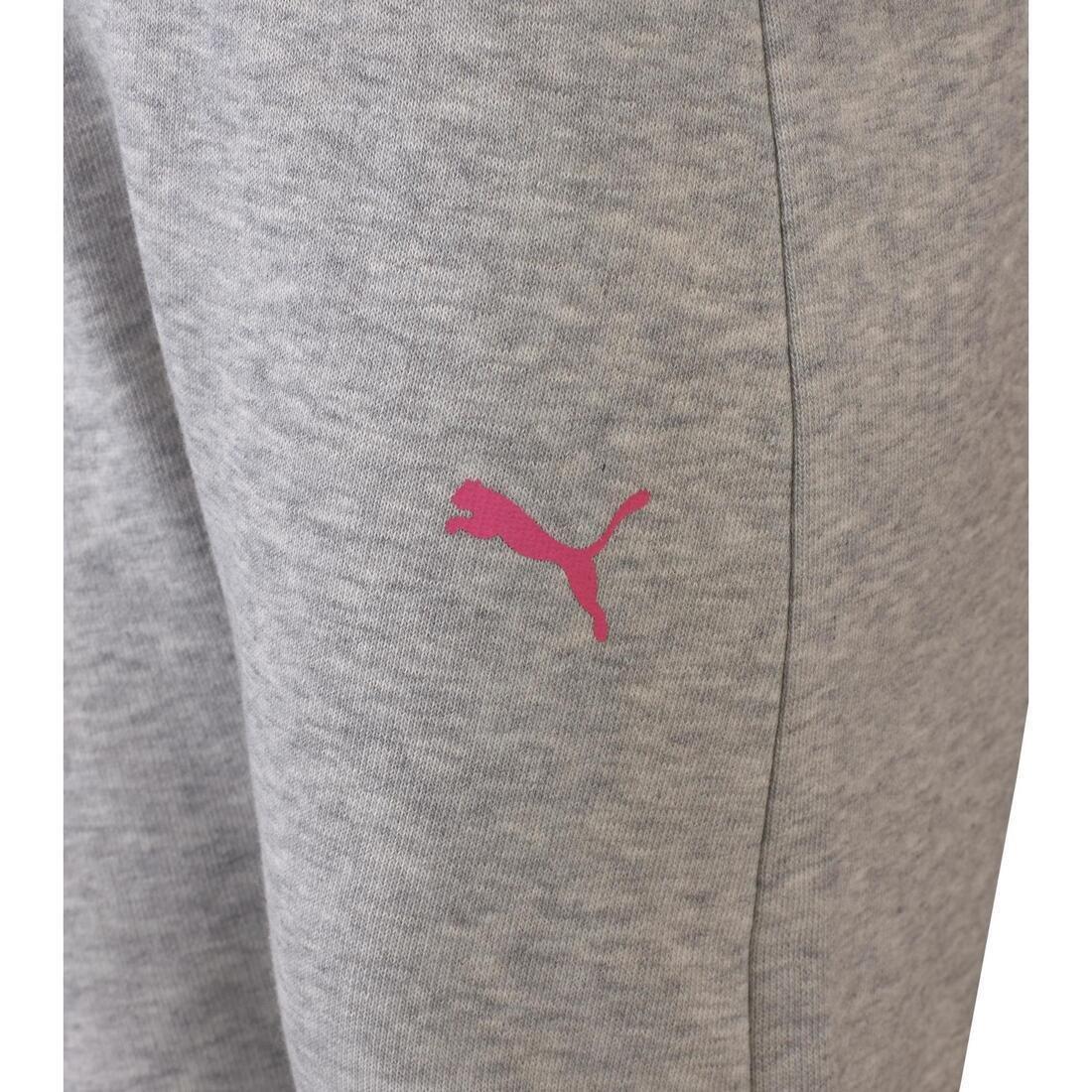 Kids Girls Gym Tracksuit, Grey, No Color, large image number 12