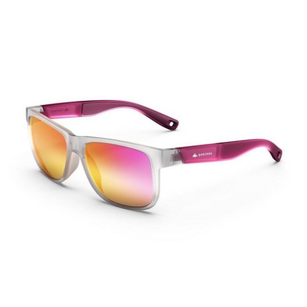QUECHUA - Adults Category 3 Hiking Sunglasses MH140, Snow White