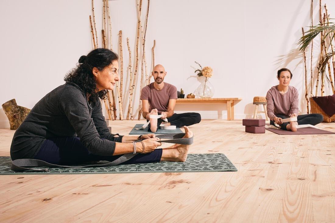 حزام اليوغا من قطن عضوي، رمادي, No Color, large image number 5