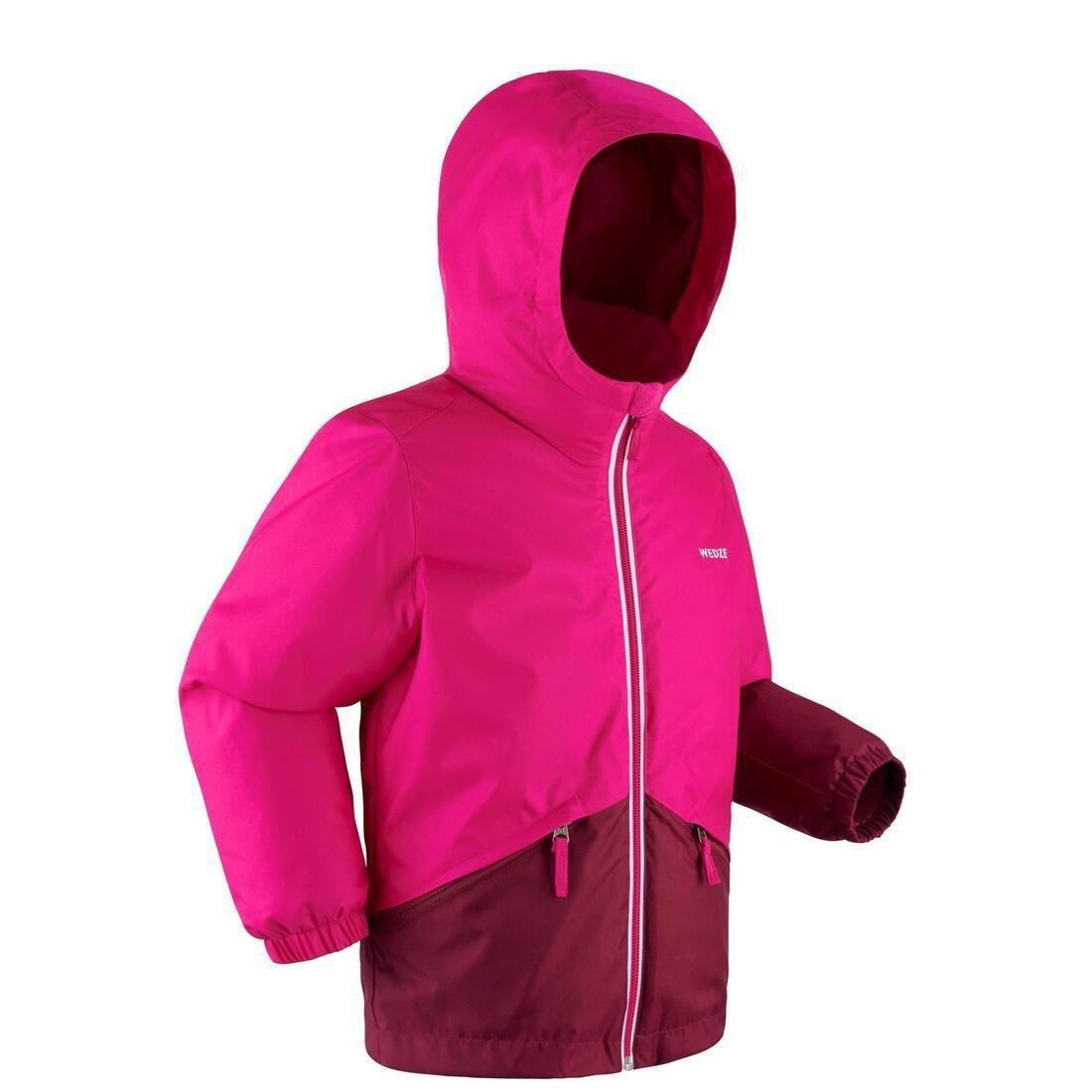3-4Y Kids' Ski Jacket, Fuchsia, No Color, large image number 0