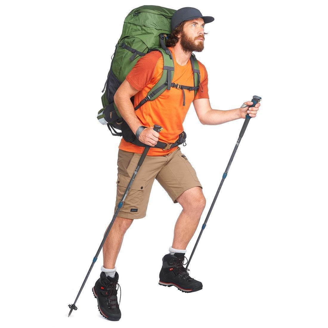 شورت ترك 500 متين للرحلات الجبلية رجالي، بني، M, No Color, large image number 12