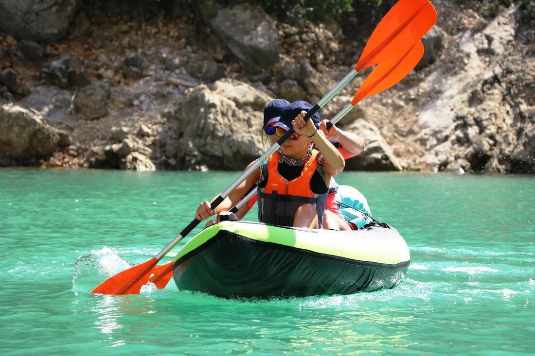 25-40 Kg  BA 50N+ Kayak, Stand-Up-Paddle and Dinghy Buoyancy Aid, Turquoise Green, No Color, large image number 10