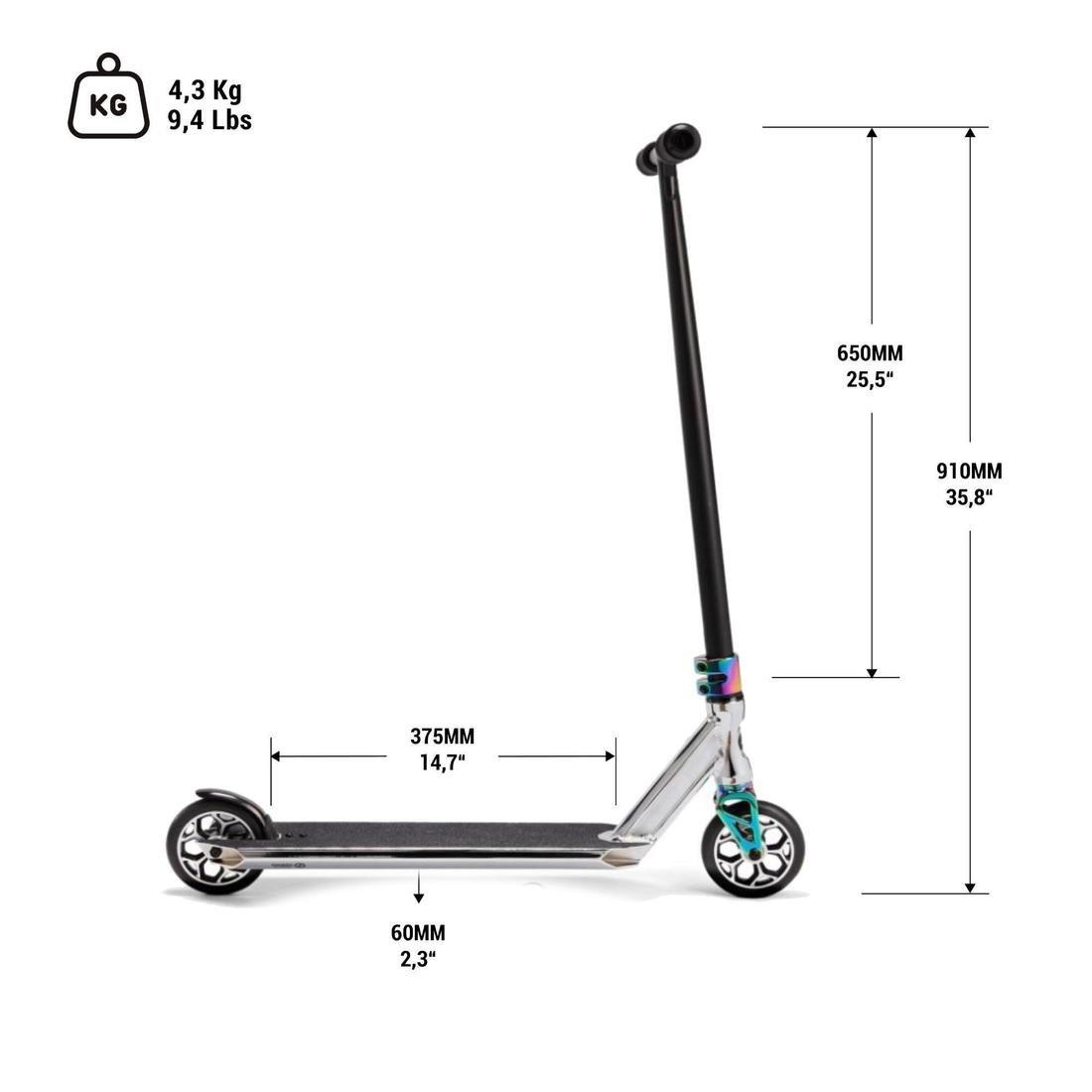 Unique Size  MF3.6 V5 Freestyle Scooter - Neochrome, Black, No Color, large image number 6