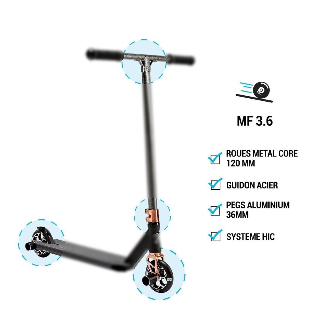 Unique Size  MF3.6 V5 Freestyle Scooter - Neochrome, Black, No Color, large image number 7