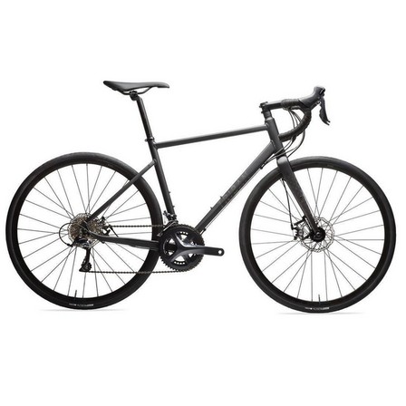 TRIBAN - Medium  Cycle Touring Road Bike RC500 (Disc Brake), Carbon Grey