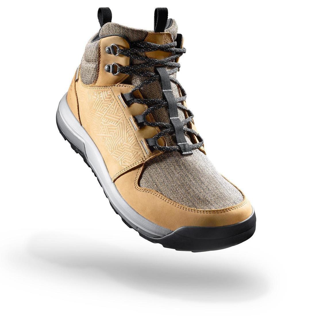 Eu 43 Men's Waterproof Off-Road Hiking Shoes Nh500 Mid Wp, Cinnamon, , large image number 2