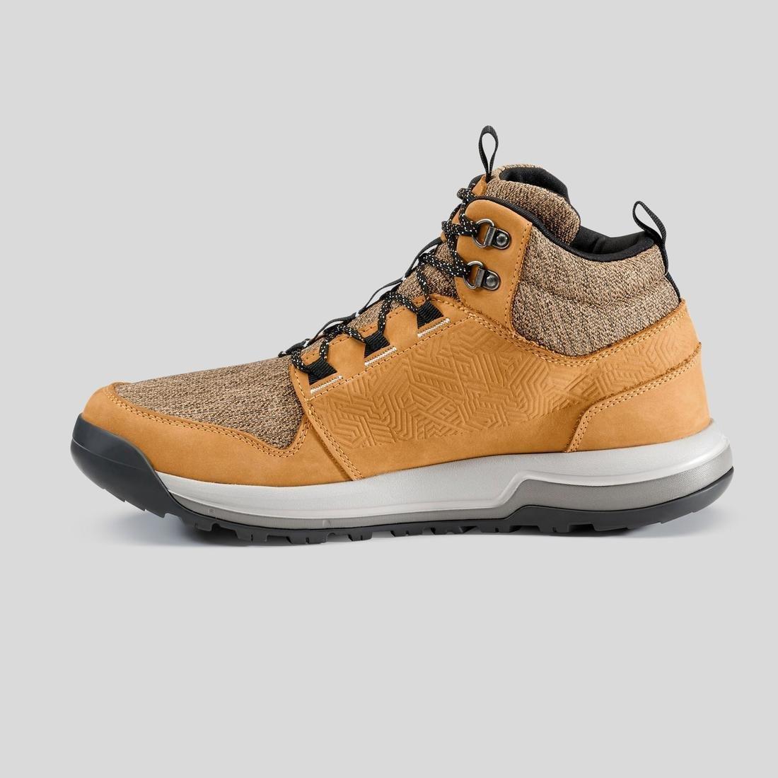 Eu 43 Men's Waterproof Off-Road Hiking Shoes Nh500 Mid Wp, Cinnamon, , large image number 3