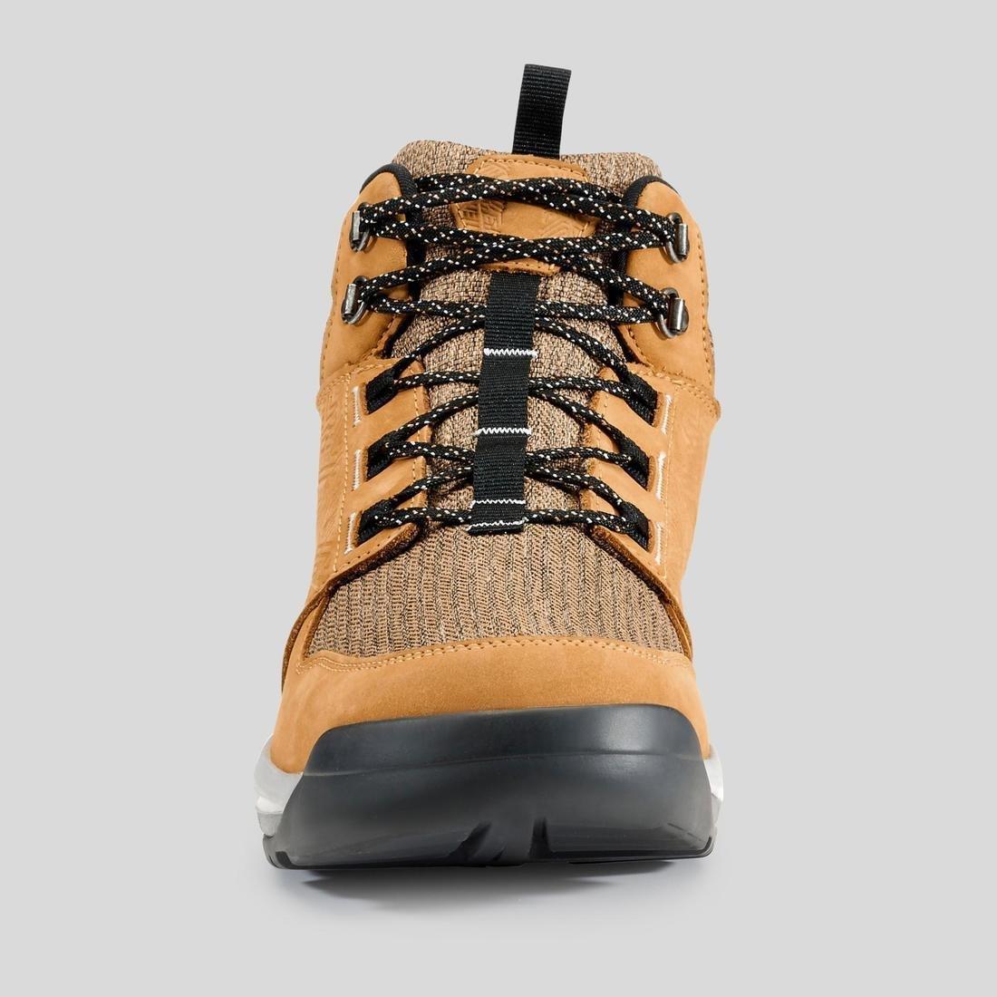 Eu 43 Men's Waterproof Off-Road Hiking Shoes Nh500 Mid Wp, Cinnamon, , large image number 4