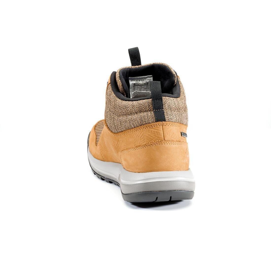 Eu 43 Men's Waterproof Off-Road Hiking Shoes Nh500 Mid Wp, Cinnamon, , large image number 12
