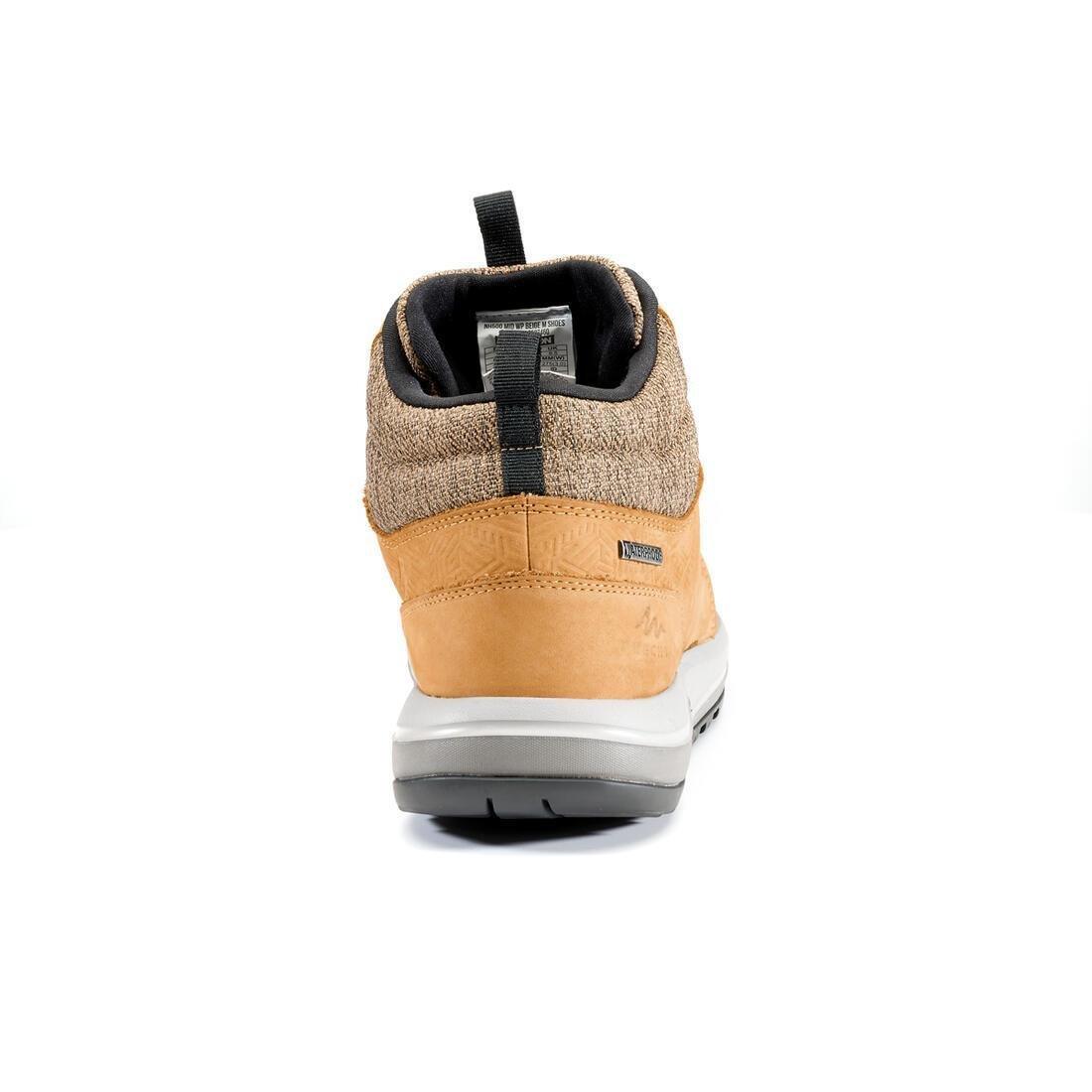 Eu 43 Men's Waterproof Off-Road Hiking Shoes Nh500 Mid Wp, Cinnamon, , large image number 13