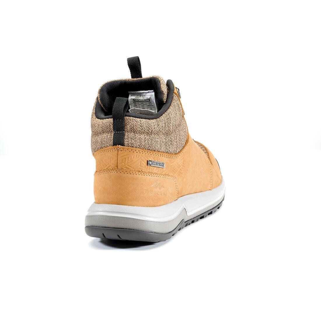 Eu 43 Men's Waterproof Off-Road Hiking Shoes Nh500 Mid Wp, Cinnamon, , large image number 14