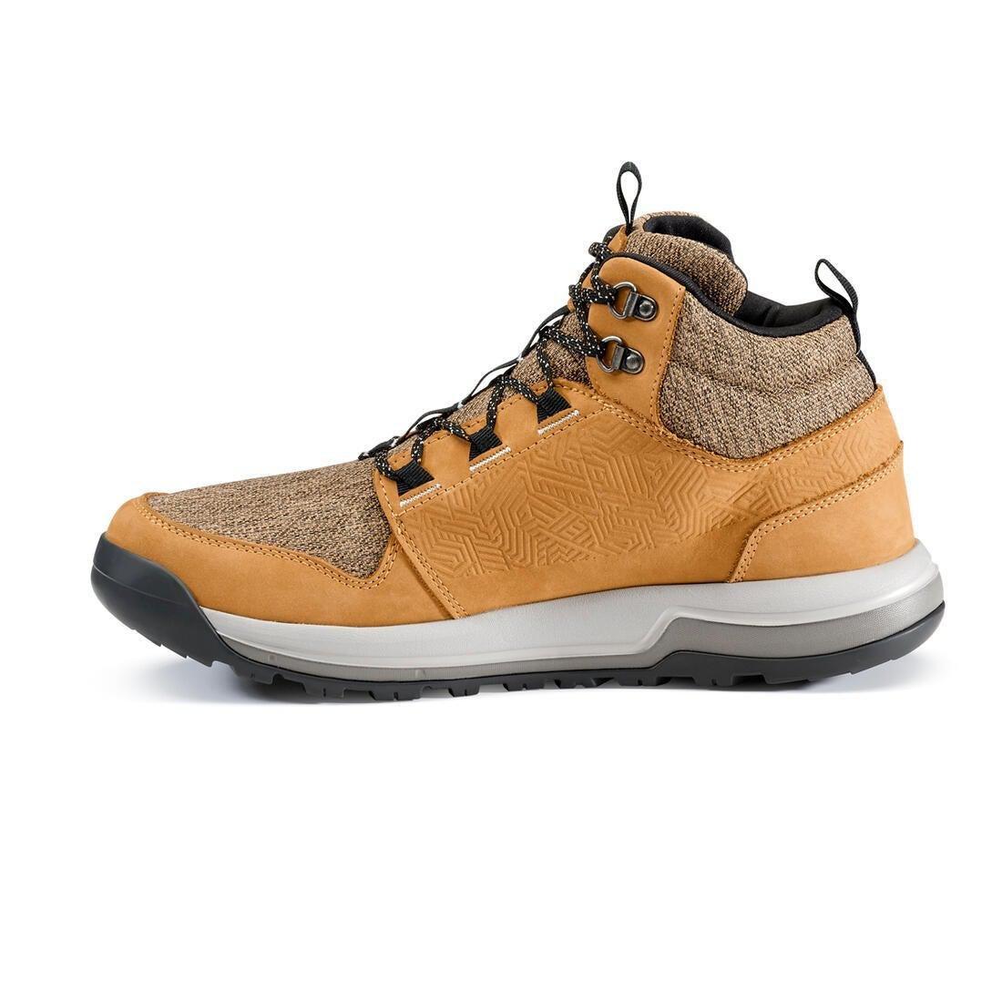 EU 45  Men's waterproof off-road hiking shoes NH500 Mid WP, Cinnamon, No Color, large image number 7