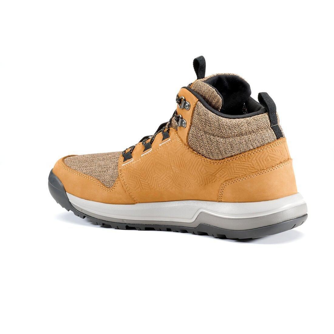 EU 45  Men's waterproof off-road hiking shoes NH500 Mid WP, Cinnamon, No Color, large image number 9