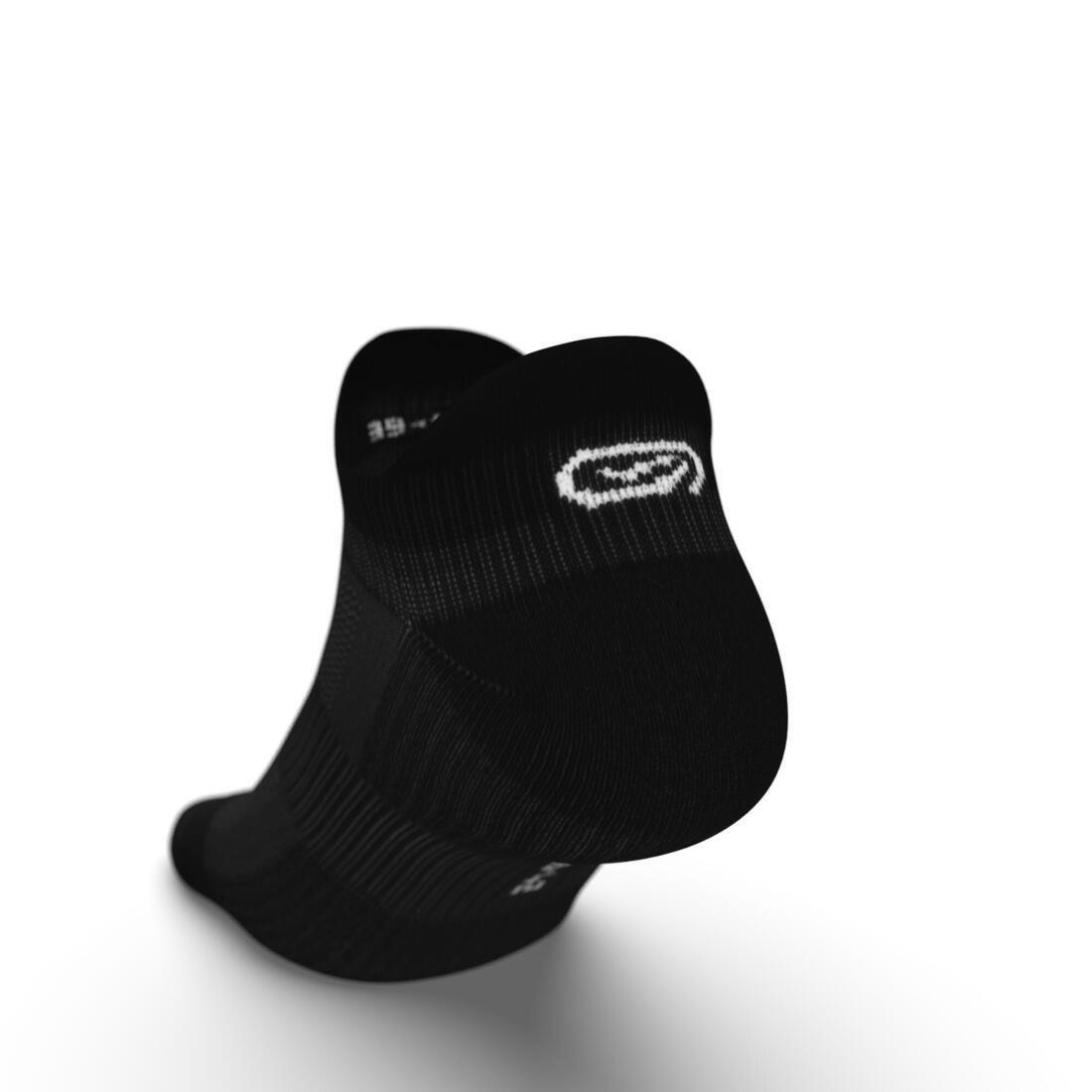EU 39-42  Invisible Comfort Running Socks 2-Pack, Black, , large image number 5