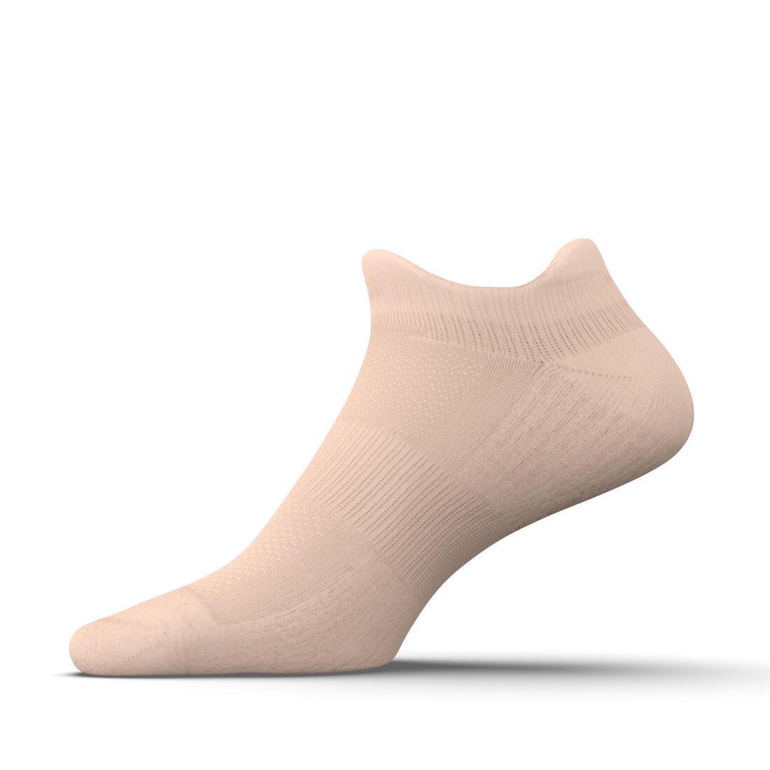 EU 35-38  Invisible Comfort Running Socks 2-Pack, Snow White, No Color, large image number 12