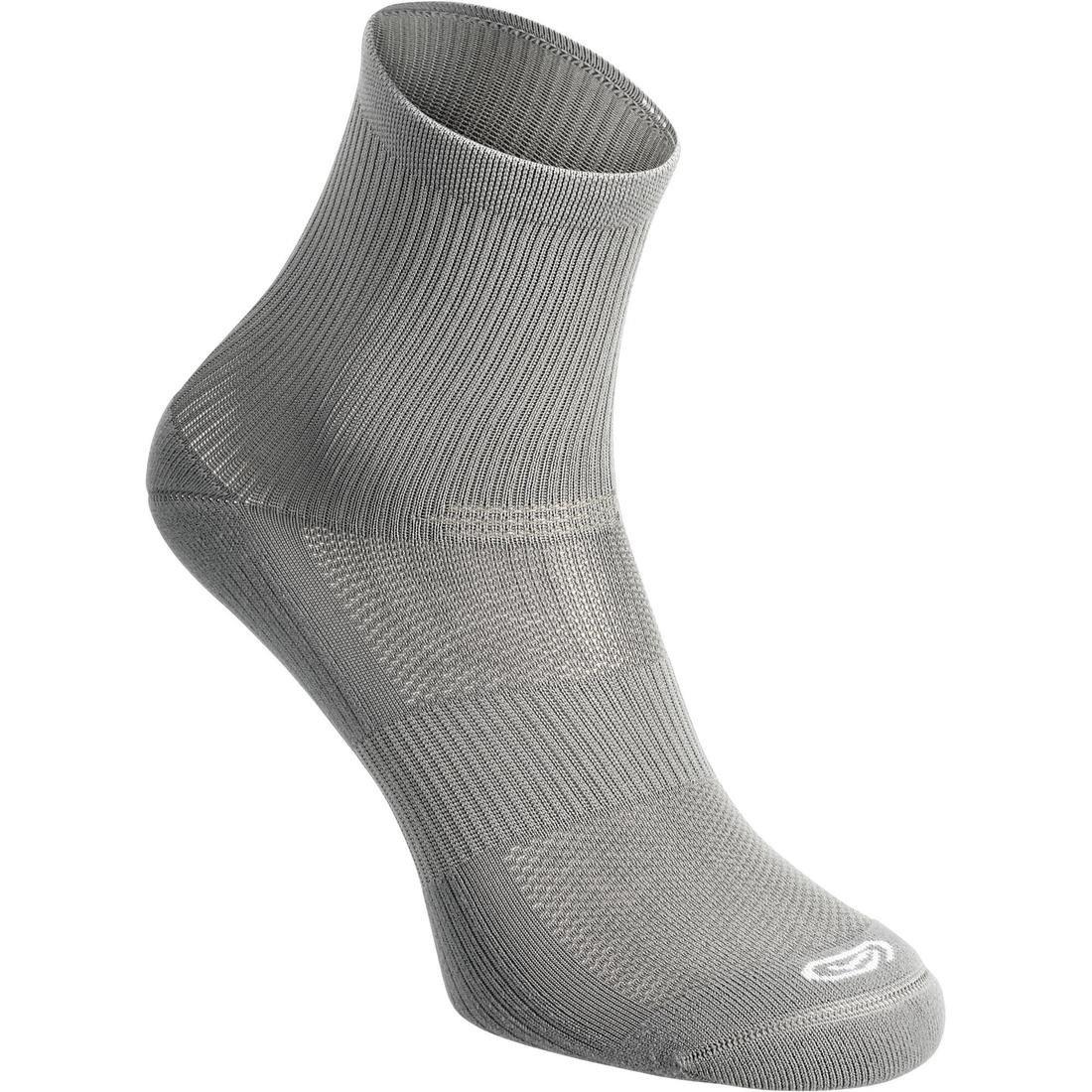 EU 35-38  RUNNING COMFORTABLE MID-HEIGHT SOCKS 2-Pack, Squirrel Grey, , large image number 0