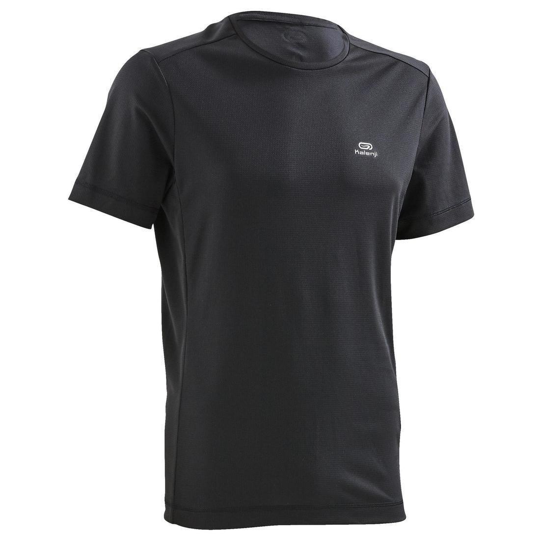 Small  Dry Men's Running Breathable T-Shirt, Black, , large image number 7