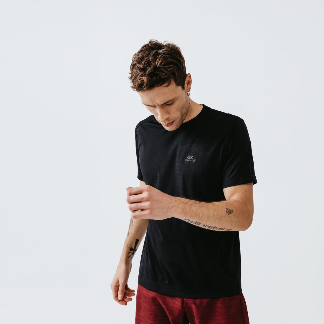 XL  Dry Men's Running Breathable T-Shirt, Snow White, , large image number 12