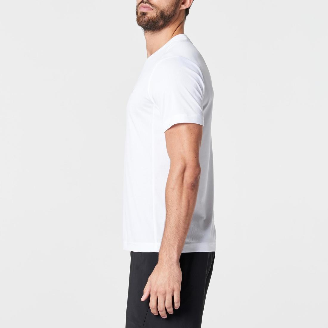 XL  Dry Men's Running Breathable T-Shirt, Snow White, , large image number 13