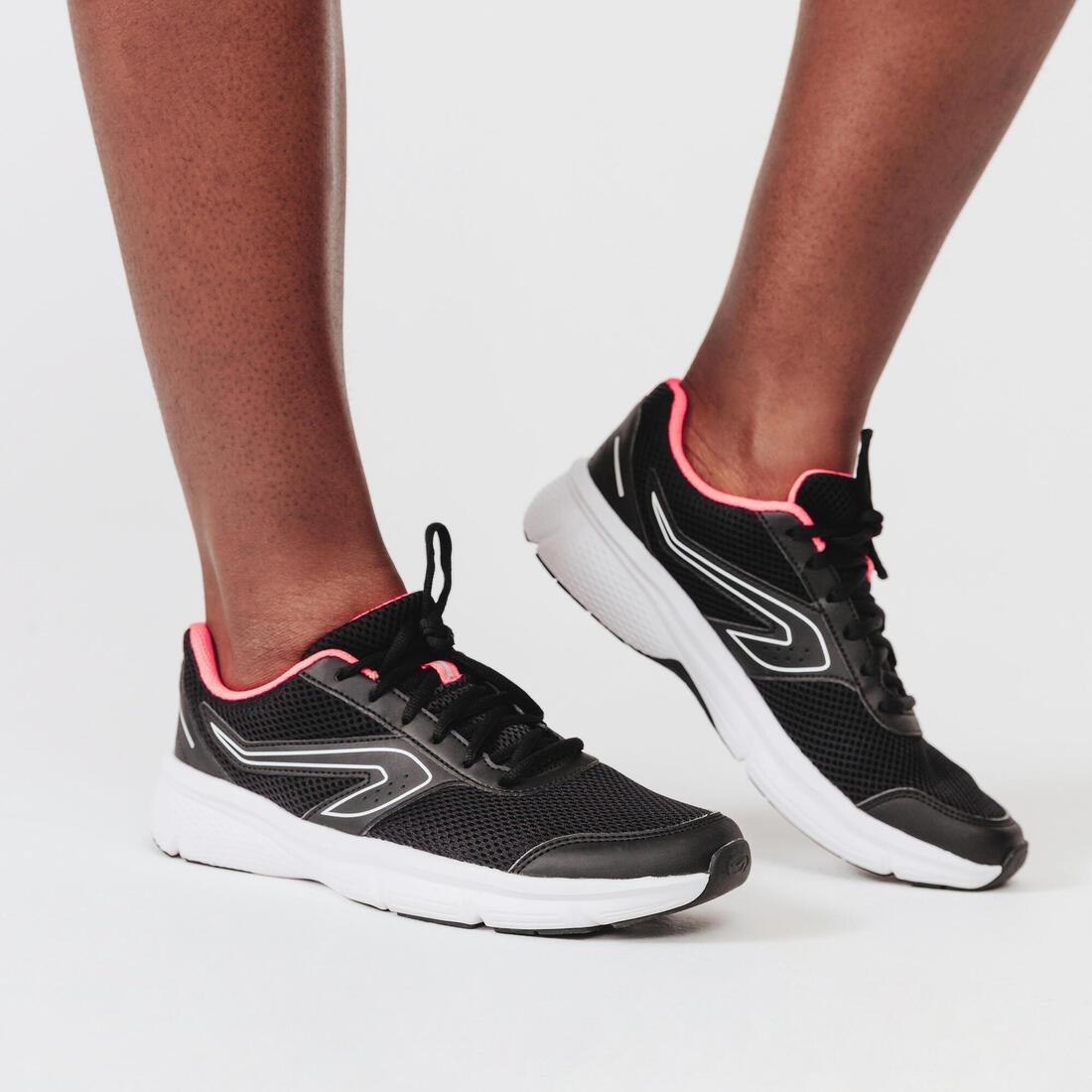 EU 39  Kalenji Run Cushion Women's Running Shoes, Black, , large image number 10