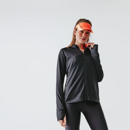 KALENJI - Extra Large  Run Dry Women's Running Jacket, Black