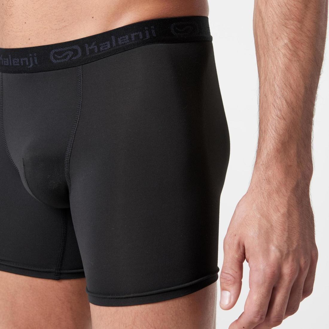XL  Men's Breathable Running Boxers, Petrol Blue, , large image number 2