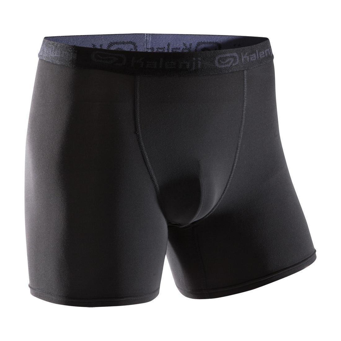 2XL  Men's Breathable Running Boxers, Black, , large image number 0