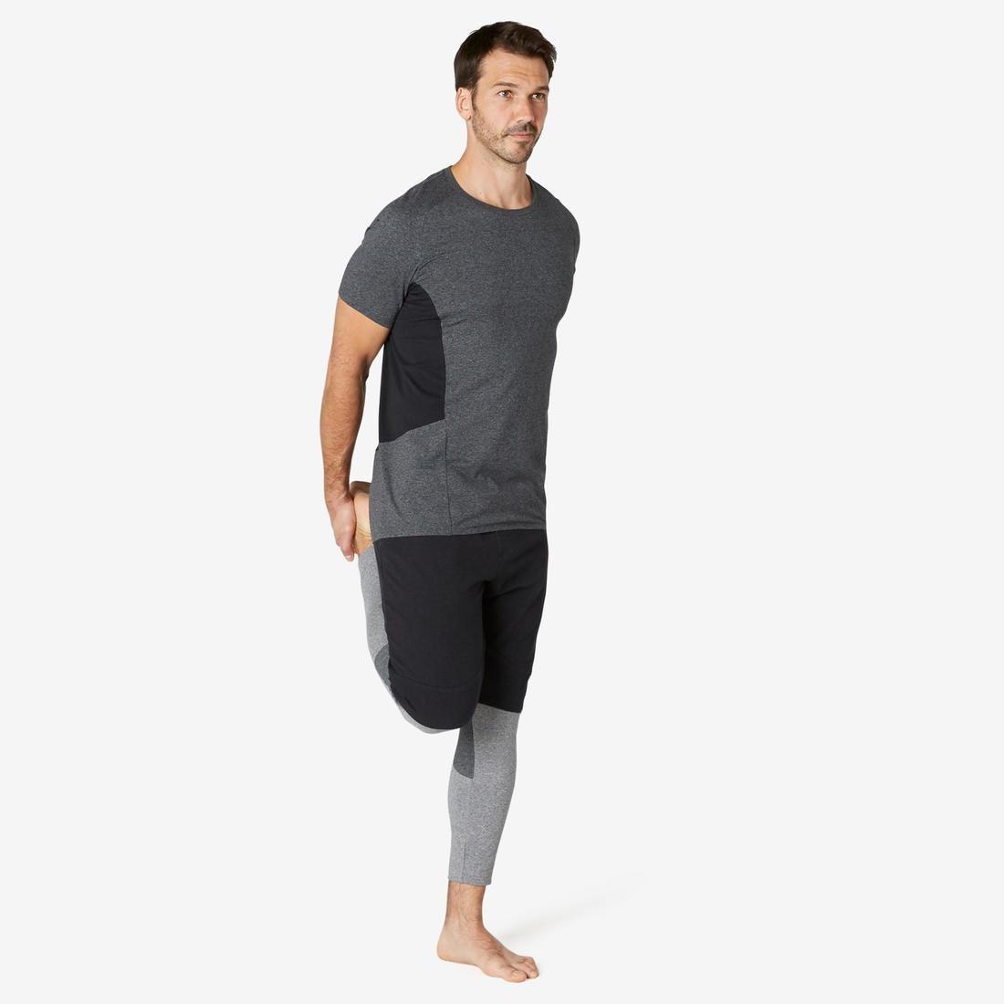 Medium  Men's Long Sport Slim-Fit Shorts 900, Black, , large image number 8