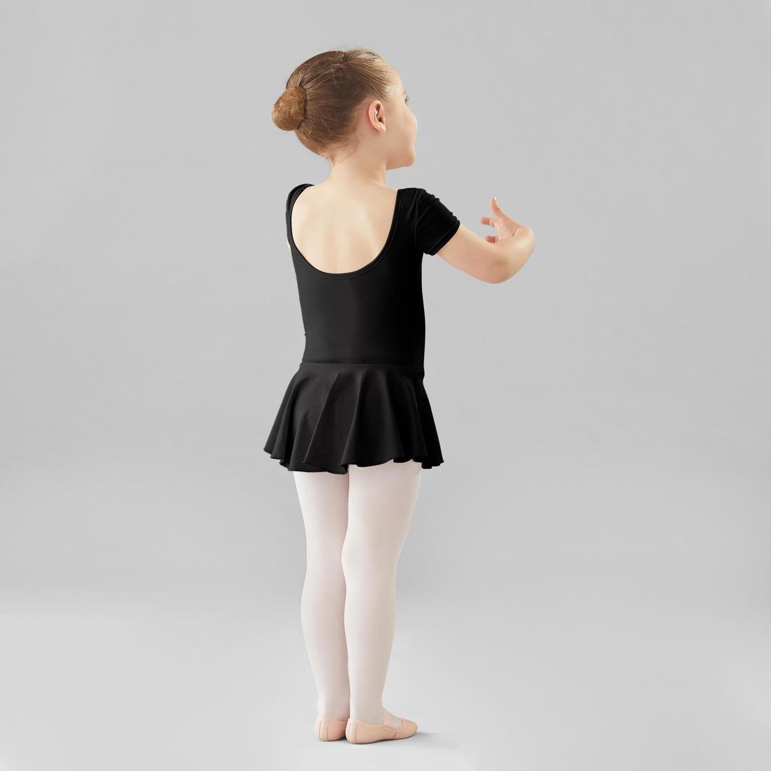 4-5Y Girls' Ballet Skirted Leotard, Black, , large image number 13