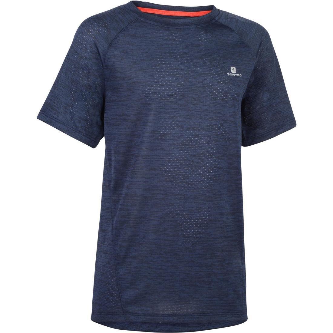 S500 Boys' Short-Sleeved Gym T-Shirt - Navy, No Color, large image number 0