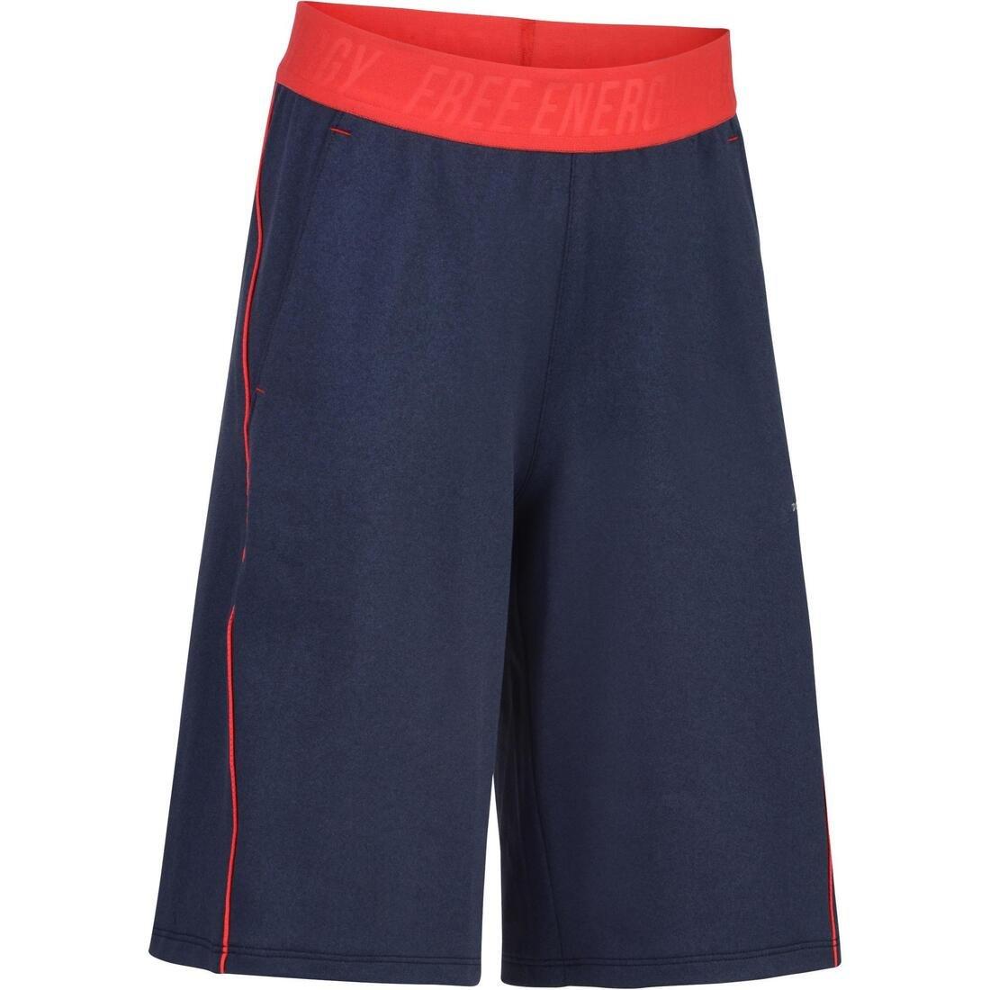 S900 Boys' Gym Shorts, Navy Blue, No Color, large image number 0