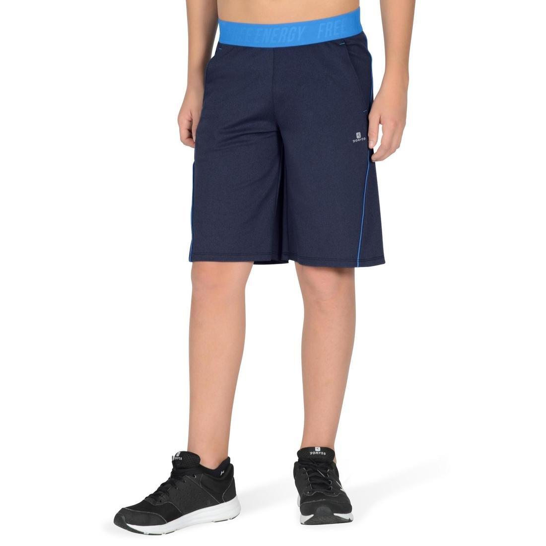 S900 Boys' Gym Shorts, Navy Blue, No Color, large image number 6