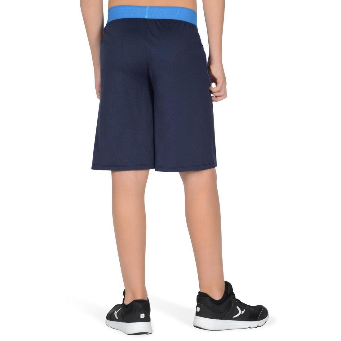 S900 Boys' Gym Shorts, Navy Blue, No Color, large image number 8