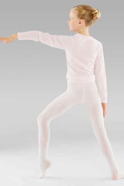6-7Y Girls' Ballet Tights, Light Pink, , large image number 4