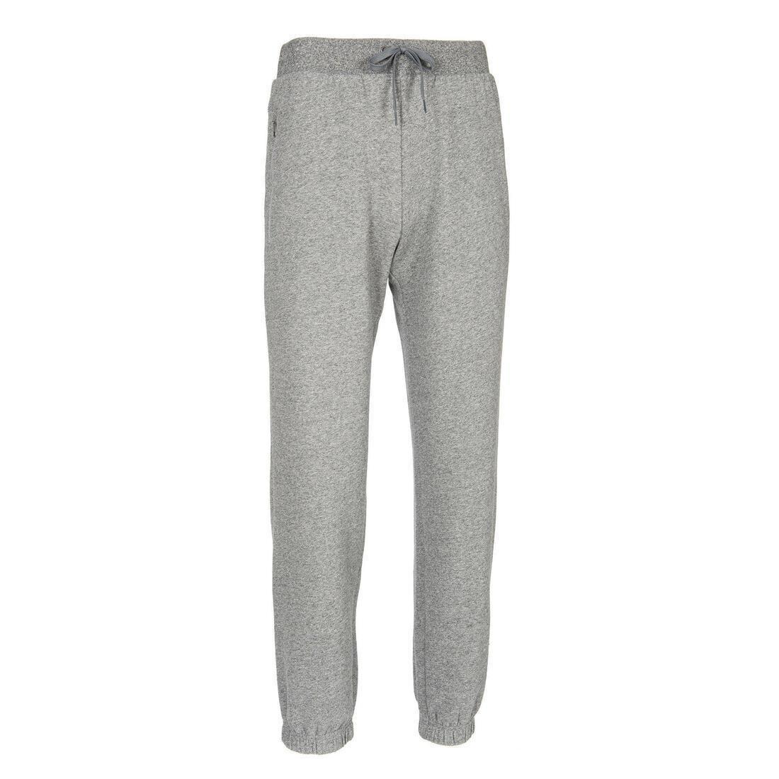 W34 L34 Fitness Fleece Jogging Bottoms With Zip Pockets, Black, No Color, large image number 9