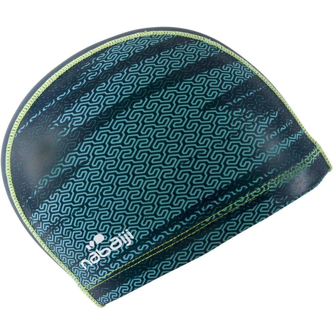 Adult Silicone Mesh Swim Cap Size S - Print Wozboy, Navy Blue, , large image number 10
