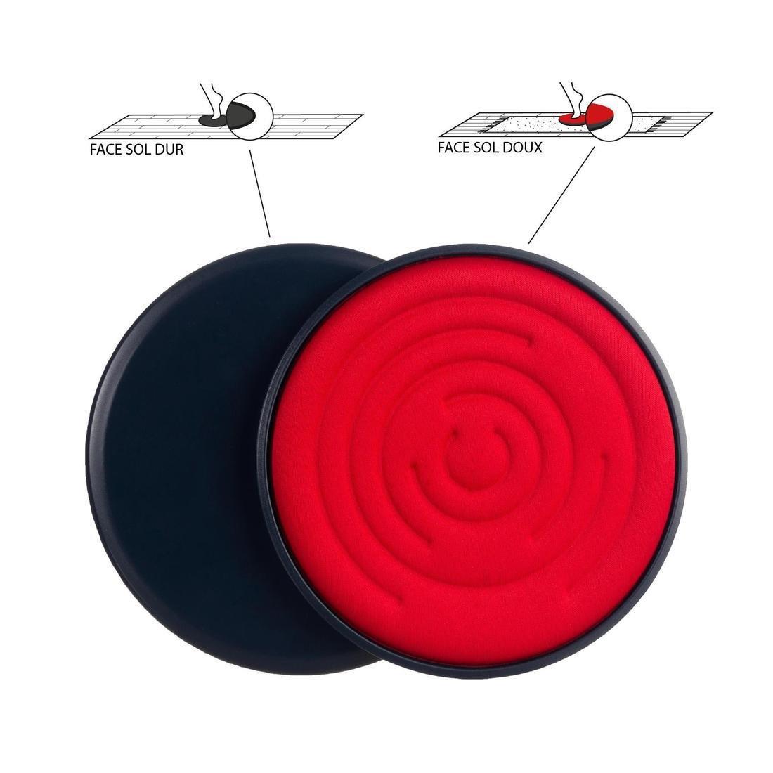 Strength Training Gliding Discs, Asphalt Blue, , large image number 2