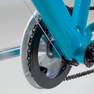 BTWIN - دراجة هجينة أصلية من 120 للأطفال من عمر 6 إلى 9 سنوات ، لون أزرق كاريبي